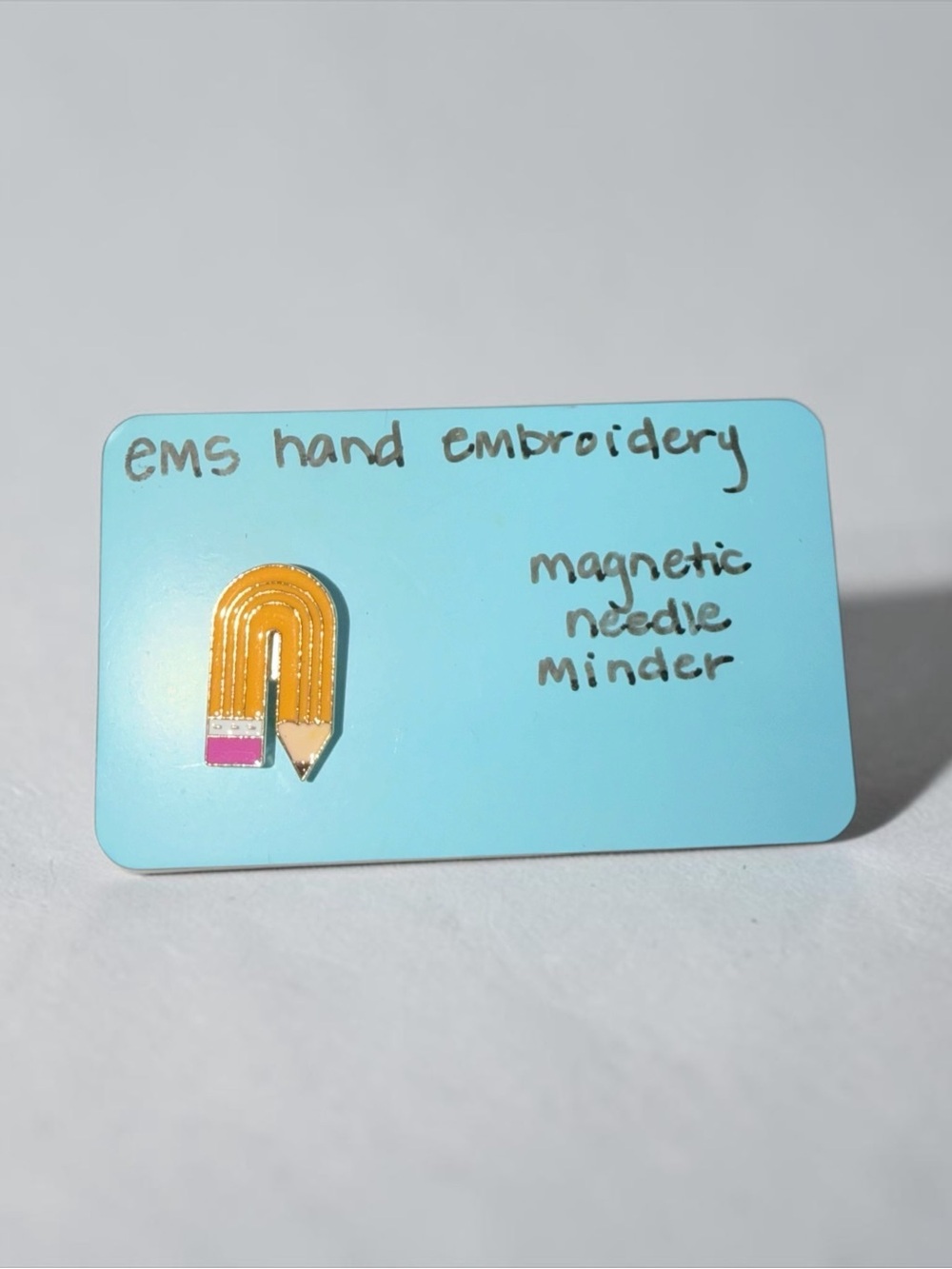 Yellow Pencil Magnetic Needle Minder